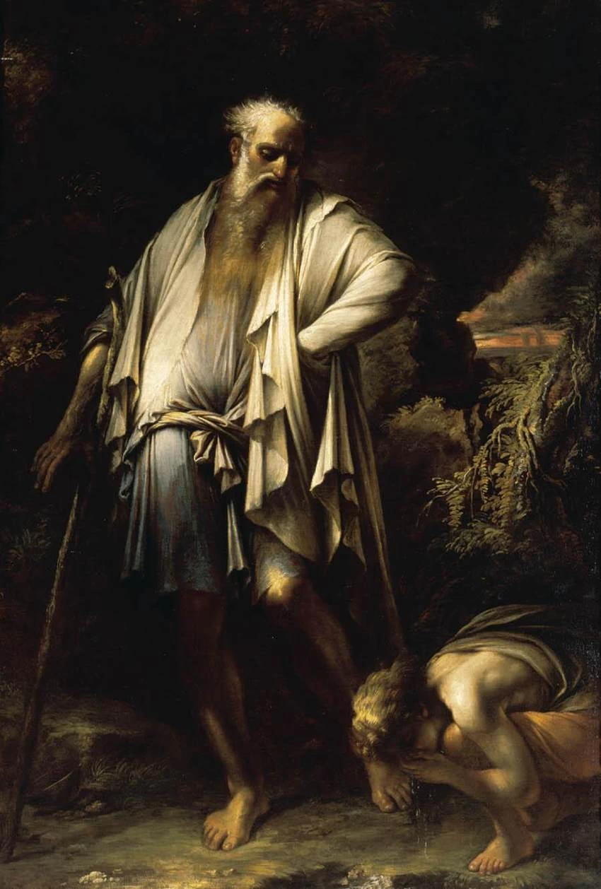 Diogenes getta via la sua Coppa - Museum of Fine Arts, Houston